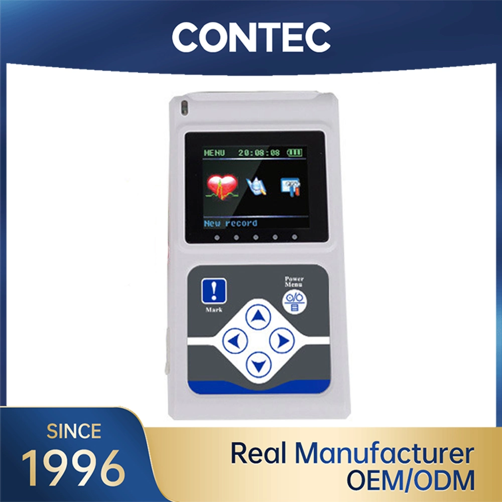 Contec Tlc5000 12-Channel CE FDA Portable Handheld ECG EKG Holter