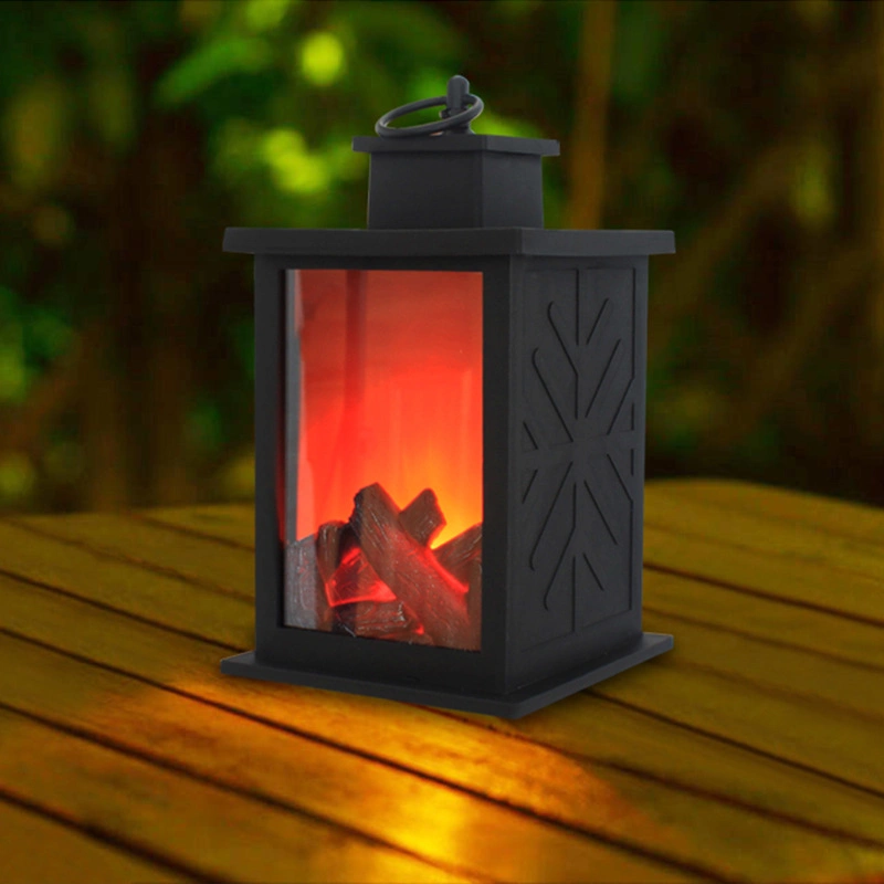 Goldmore11 llevó el carbón de leña chimenea creativo llama la decoración del hogar Artesanías Accesorios de iluminación portátil de simular la luz de fuego