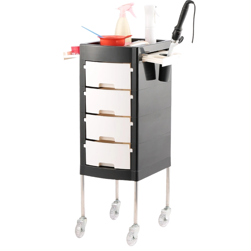 2022 Rolling Salon Trolley Aufbewahrungswagen Kunststoff Tray Cart SPA Friseurwagen