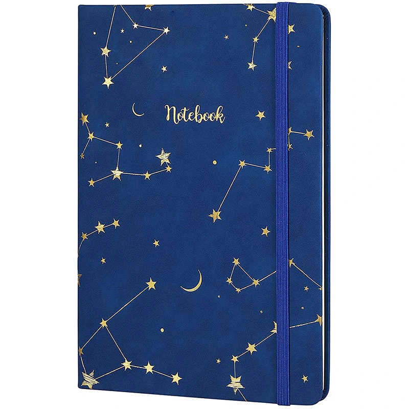 Hot Sell PU Leather Notebook Printing with Elastic Band