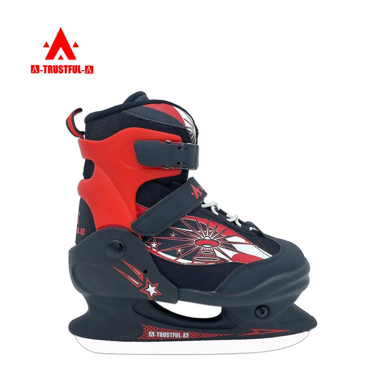 Customized Professional Children's Hockey Skates with Adjustable Height Ice Skate