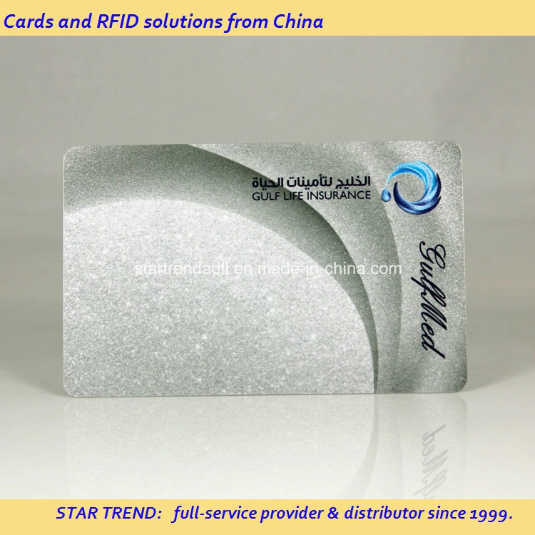 A impressão de prata para cartões de tarja magnética PVC Membro VIP
