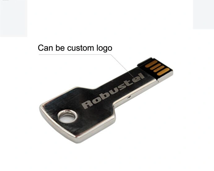 2016 Newest Promotional Gift 2GB / 4GB / 8GB / 16GB Metal Key Shape U Disk with Logo Custom