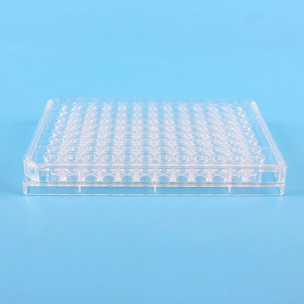 CE Approved Lab Supplies 96-Well Tissue Treated Multiwell Plastic Attached Cell Culture Dish