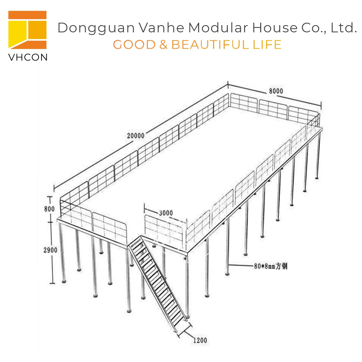 Warehousemulti-Tier Storage Racking System Q235 Steel Mezzanine Floor