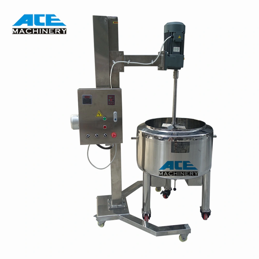 Best Price Shampoo Chemical Raw Material Paint Dispersion Mixing Machine Liquid Soap Water Printer Ink High Shear Mixer with Lifting