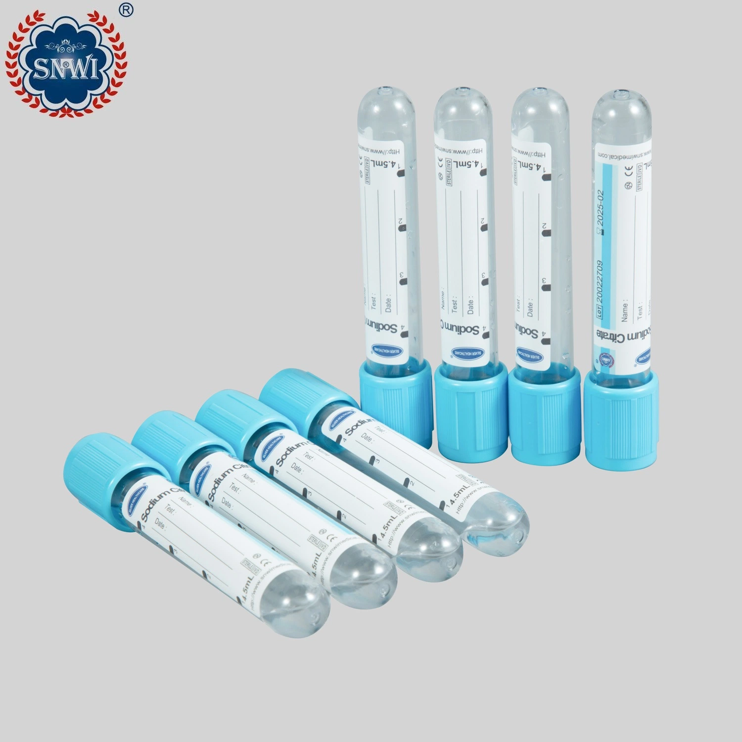 Disposable Pet/Glass Grey Cap Sodium Fluoride Glucose Vacuum Blood Collection Tube