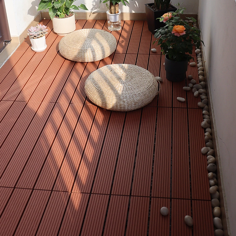 New Technology Crack-Resistant 3D Embossed Composite Plank Exterior Outdoor Flooring WPC Decking