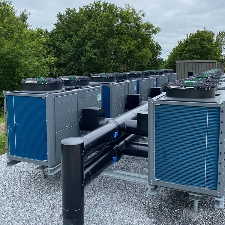 Pompe à chaleur air-eau commerciale de 90 kW Chauffage / Climatisation R410a