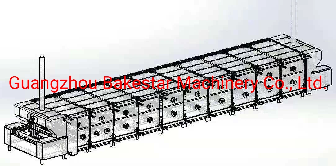 Factory Outlet Industrial Conveyor Baking Tunnel Oven Design Using Gas Ideal for a Variety of Hot Foods