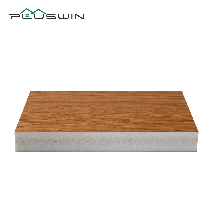 High Density Plastic Foam 15mm Thick Wood Surface PVC Foam Sheet