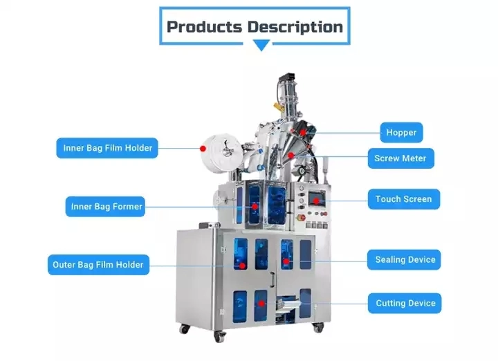 New Design Precision Drip Bag Coffee Packing Machine Filter Drip Ear Coffee Bag Packaging Machine