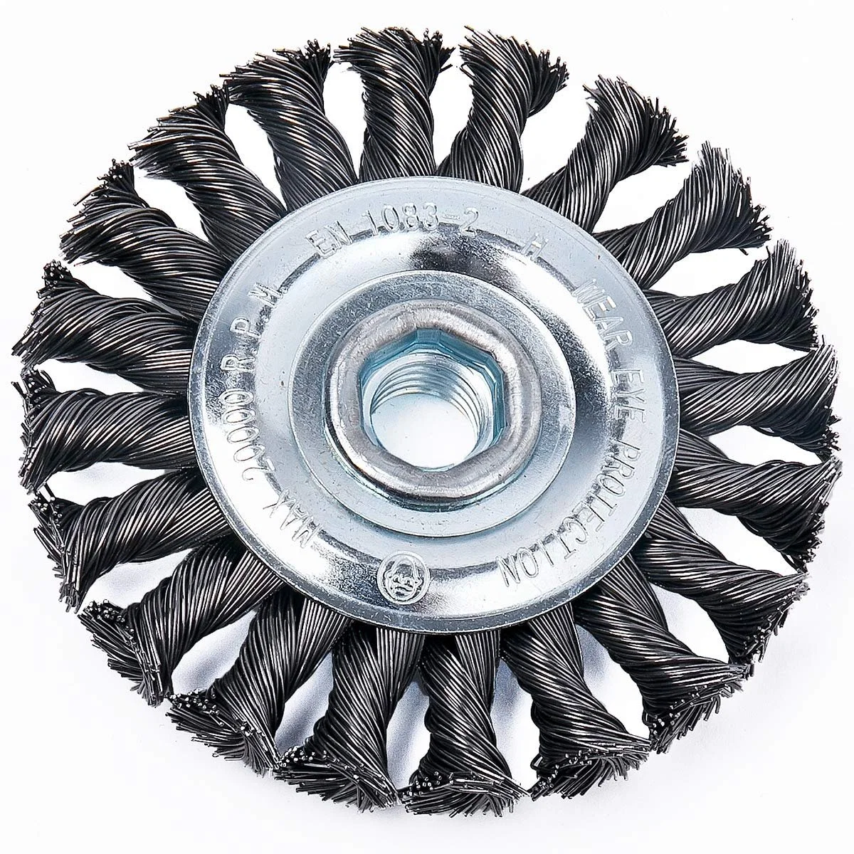 Twisted Wire Wheel, Wire Wheels Brush Perfect for Removal of Rust/Corrosion/Paint