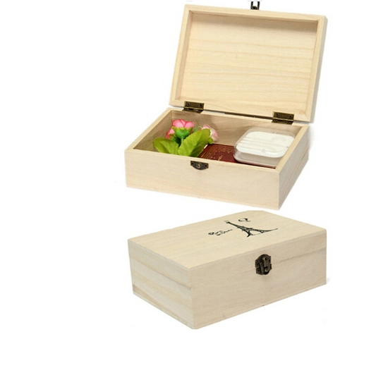 Handmade Craft Wedding Gift Home Storage Natural Wooden Box