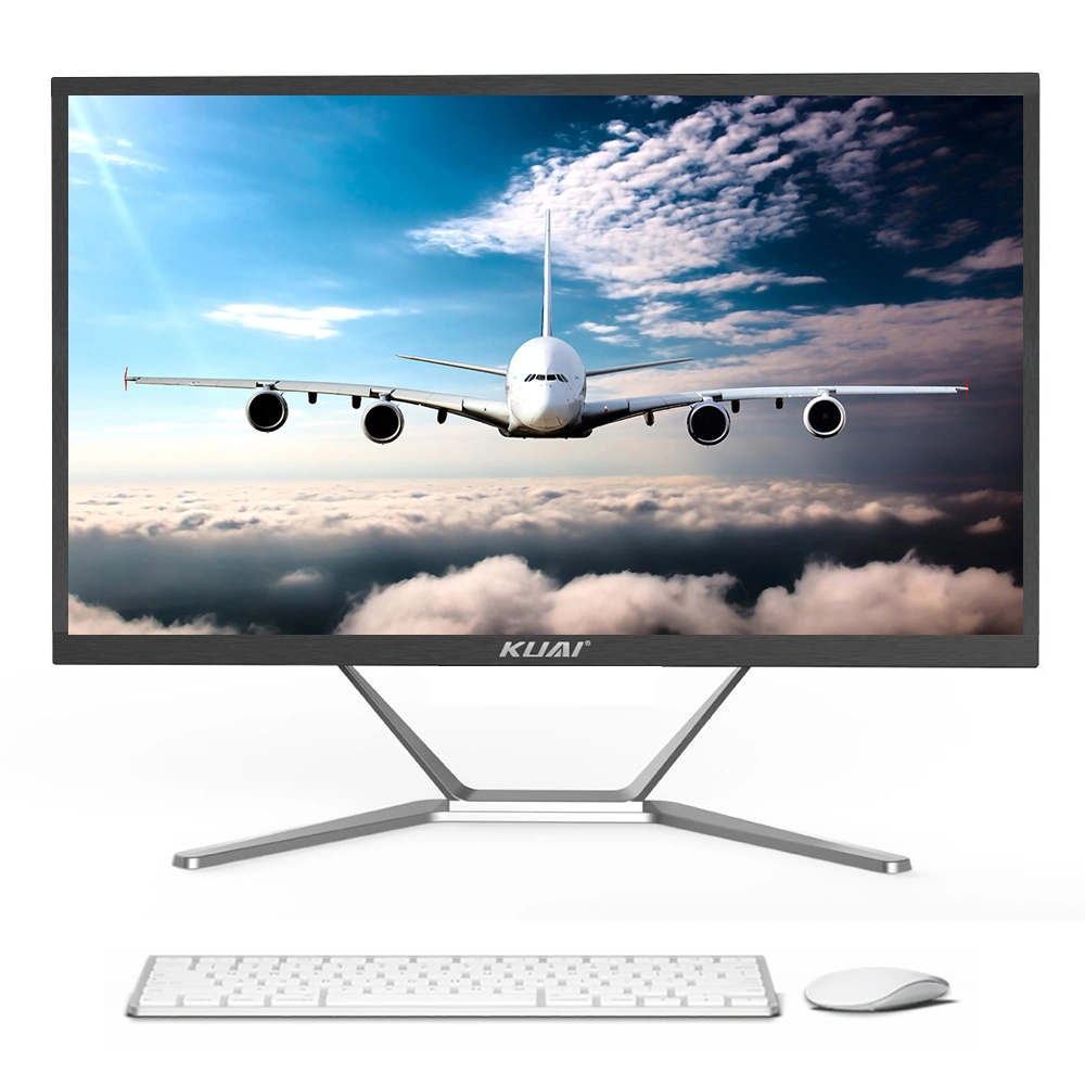 Ordinateurs portables 23.8 pouces I3 et PC de bureau 21.5 pouces de jeu AIO Core I3 I5 I7 Business Gamer Barebone PC tout-en-un 27"