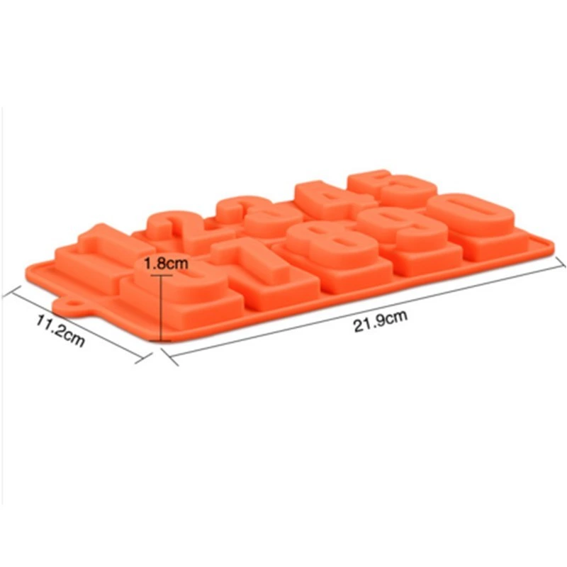 China Umweltfreundliche Lebensmitteltaugliche Silikon Mini Eiswürfel Form Tablett Kuchenform Schokoladenform für Kekse (YB-SM-04)