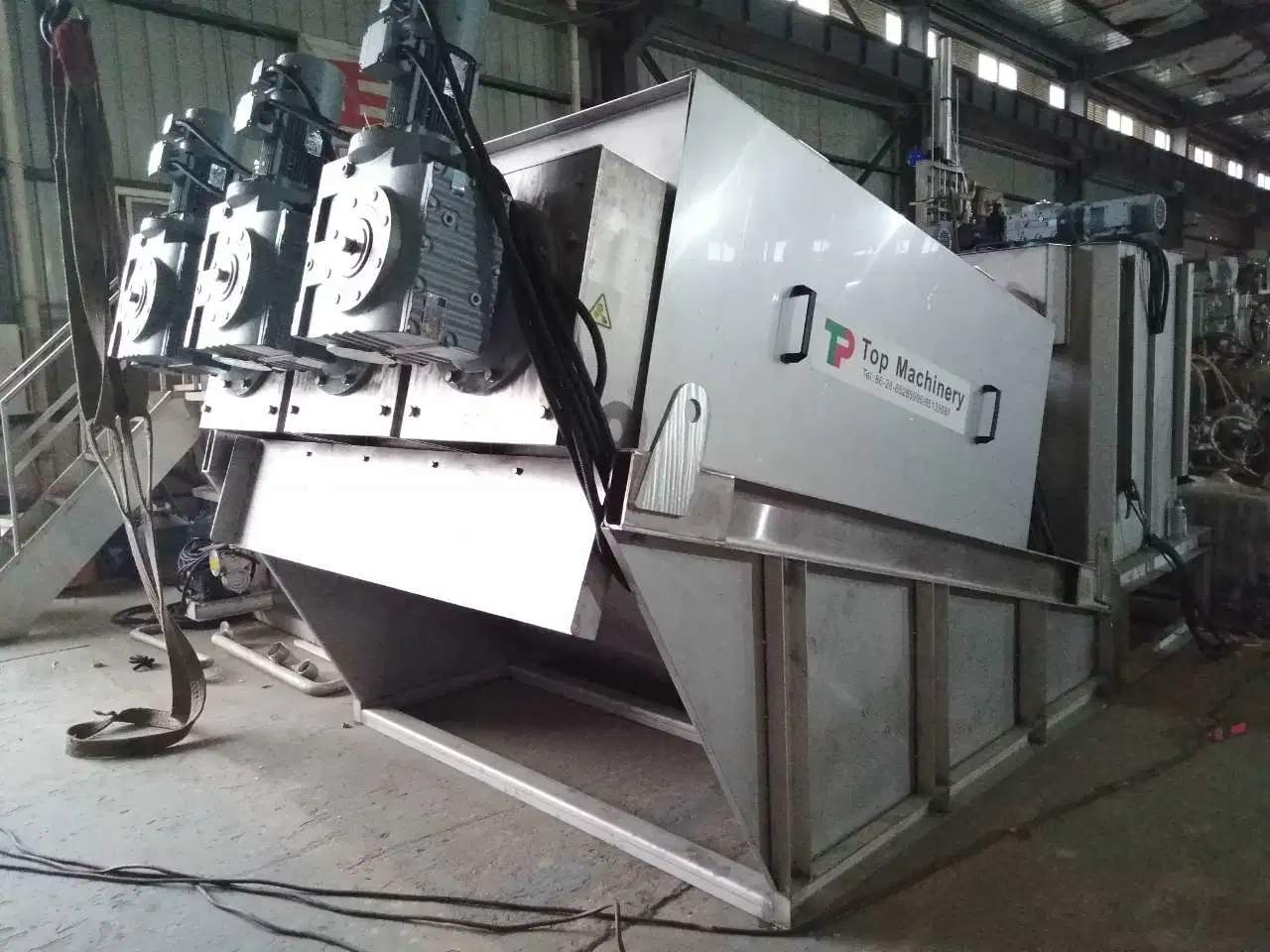 Sludge Dewatering Machine for Wastewater Textile Sludge Treatment