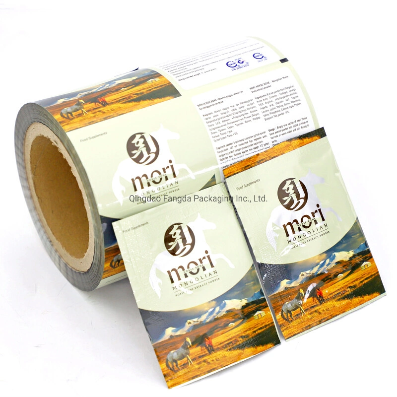 Custom Biodegradable Film Roll Candy Packaging