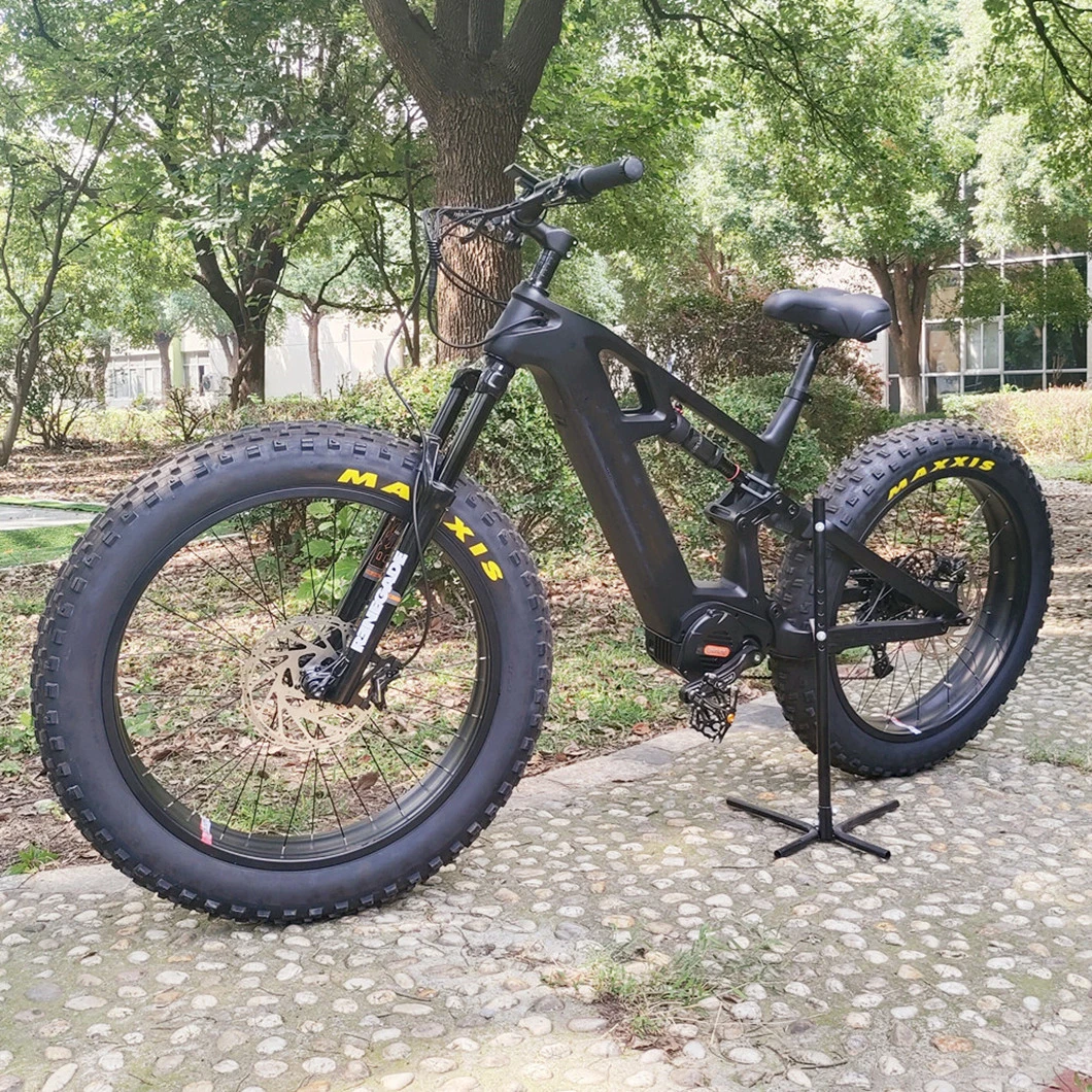 Pneu Fat Fiber Bafang Ultra M620 DE MEIA-transmissão eBike de 1000 W Bafang Ultra M620 Bicicleta de montanha elétrica