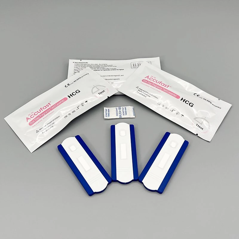 Factory High Quality HCG Pregnancy Test Cassette Kit Rapid Test Home Pregnancy Test Strip