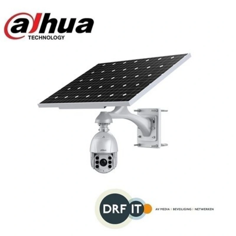 Security Camera Kit Dahua Integrated Solar Monitoring System Camera (KIT/DH-PFM378-B125-CB/DH-SD6C3432XB-HNR-AGQ-PV/DH-PFB301C/PFA111)