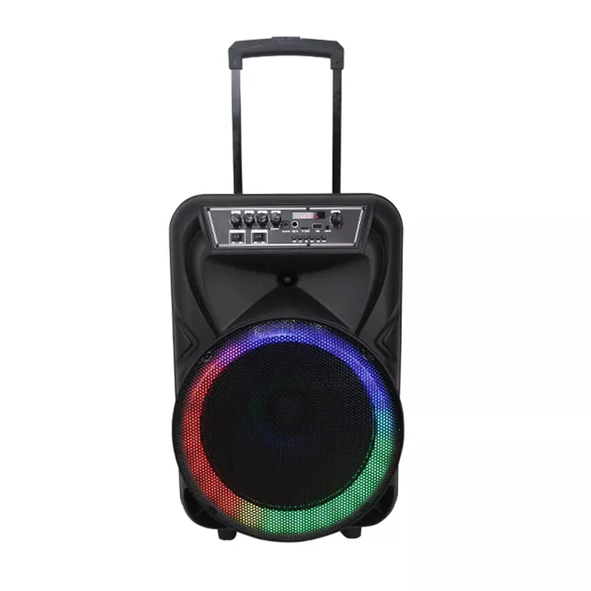 Promoción de la fábrica de 12 pulgadas Carro Bluetooth Altavoz con colores luz