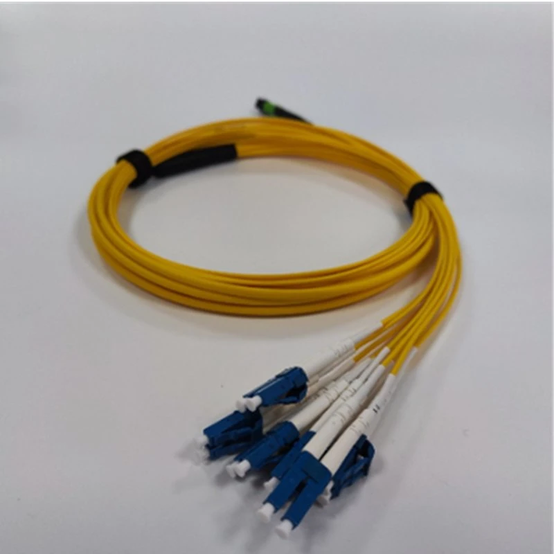 12 Cores Straight Harness Om4 Fanout Optical Cable Fiber