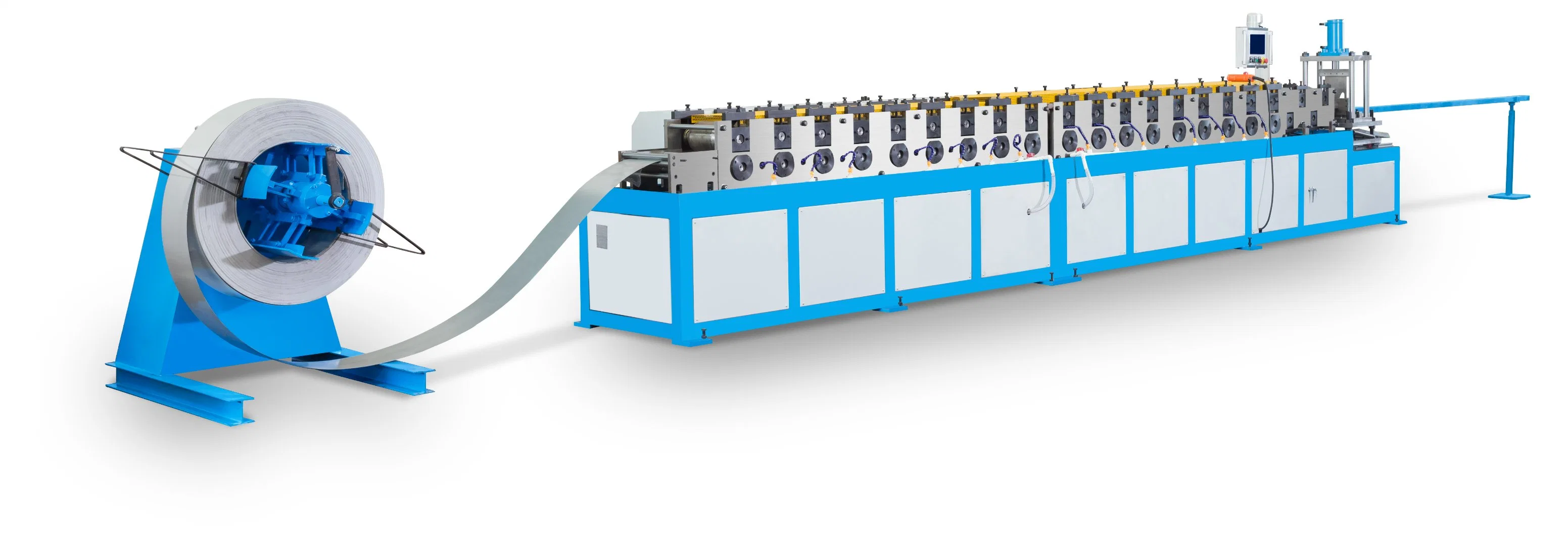 High Speed Welding Square Channel Metal Roll Forming Production Line