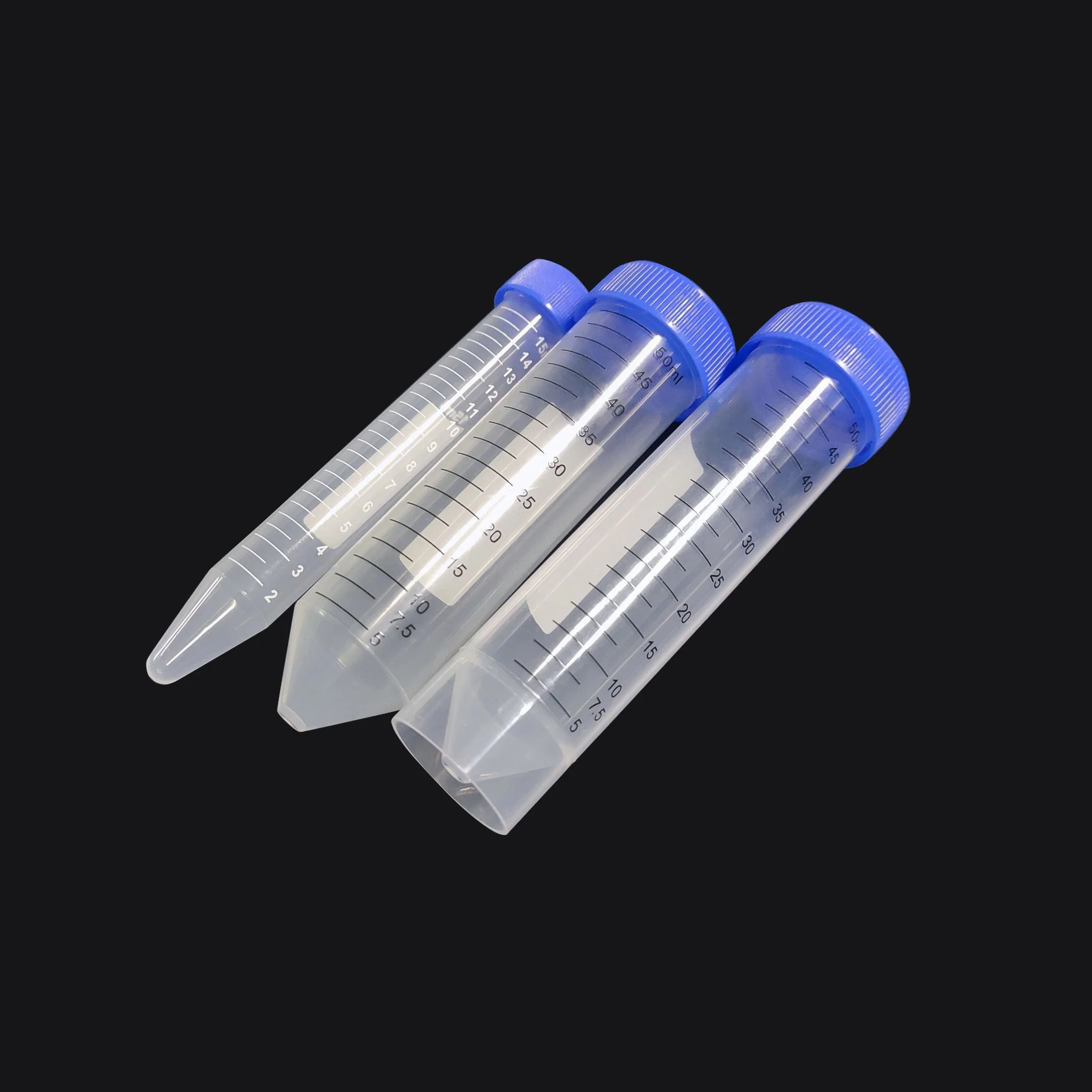 Laboratory Disposable Plastic 15ml 50ml Centrifuge Tubes Sterile Screw Caps