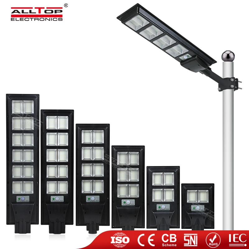 Alltop Wholesale/Supplier 50 100 150 200 250 300W All in One Waterproof IP65 Stadium Outdoor Solar LED Street Lamp