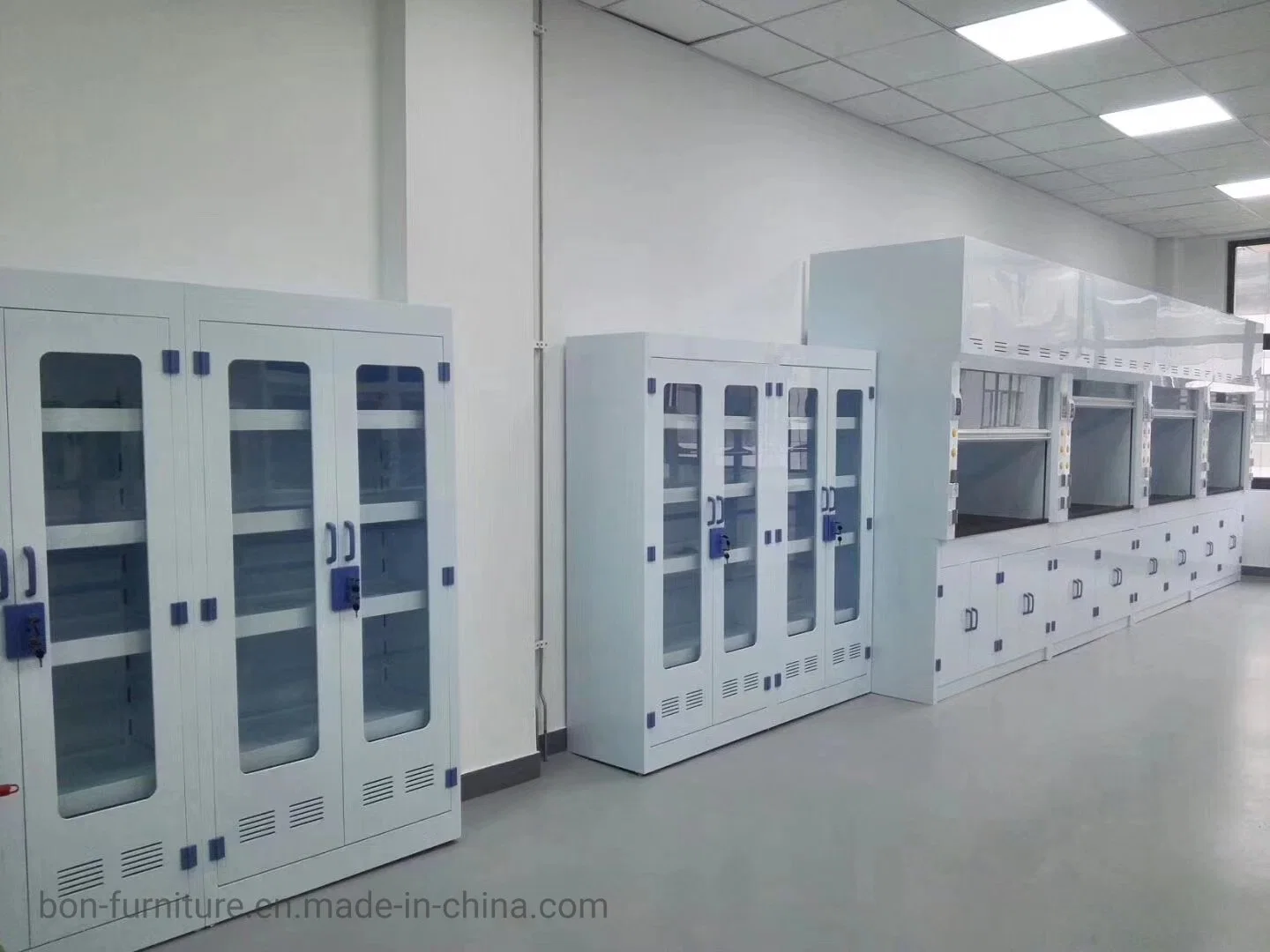 PP Chemical Fume Hood with Cupboard Cabinet