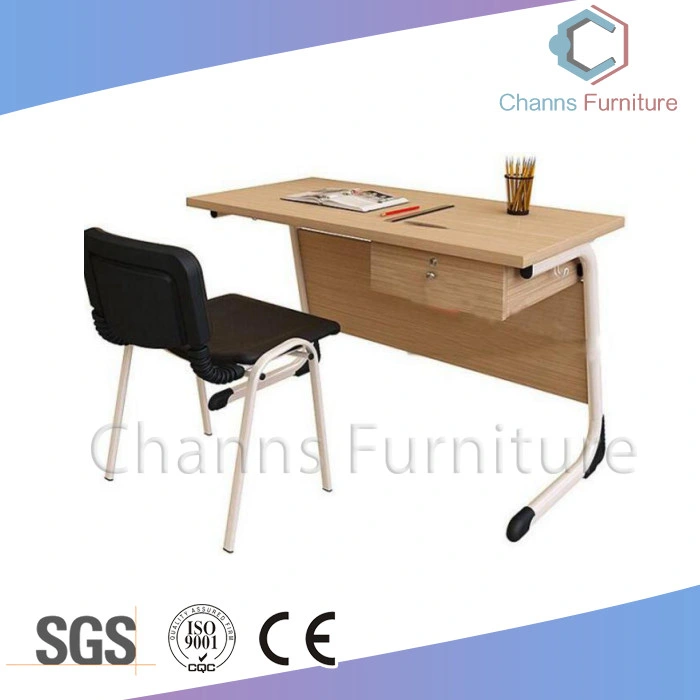 Grey Single Seat School Student Desk & Chair Furniture Sets (CAS-SD1802)