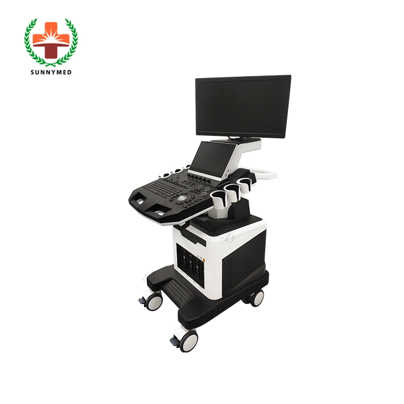 Sya-8tl profesional del Hospital de la máquina Ecocardiografía Doppler Color carro 4D con el ecógrafo Elastography