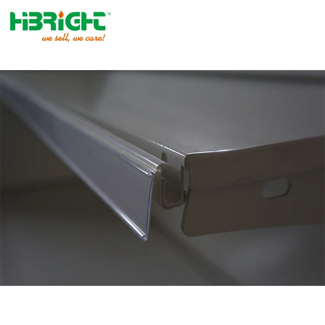 Wholesale/Supplier Plastic Dual Price Tag Channel for Single Wire Freezer Shelves