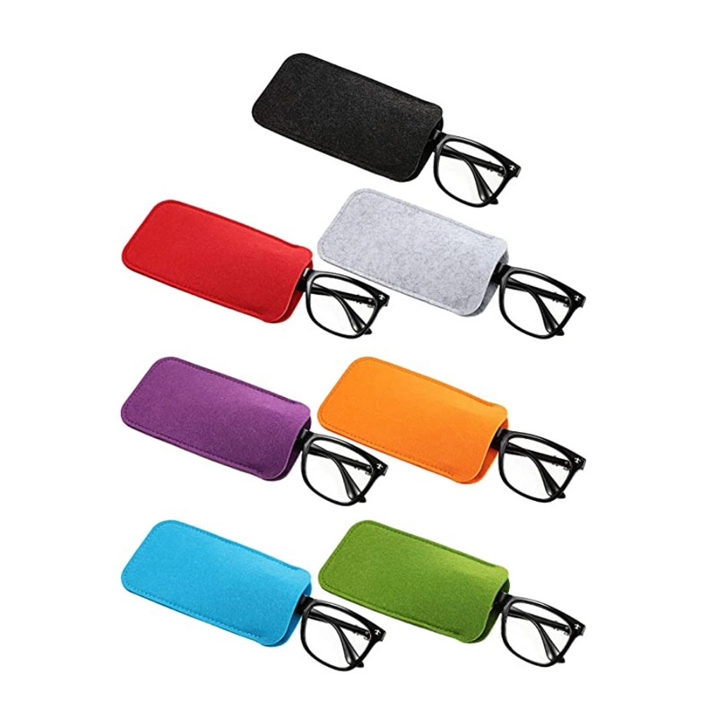 Multi couleur portable sac en tissu doux estimé des verres de lunettes de lecture pochette d'emballage