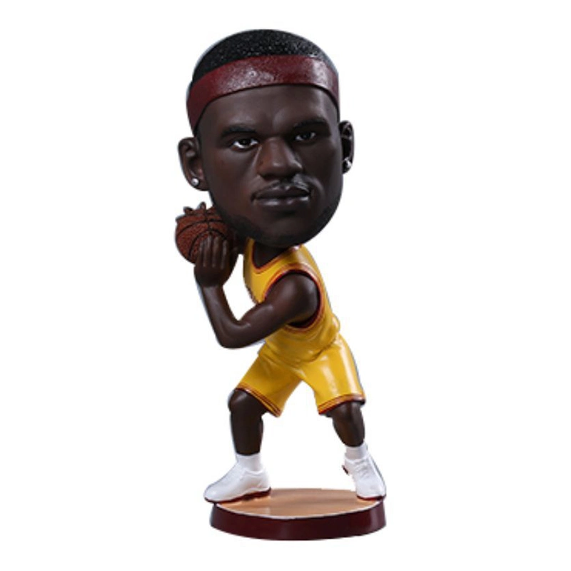 OEM ODM Plastic 3D Model Toy Style Famous Popular Athlete Basketball Player Action Figure for Sale