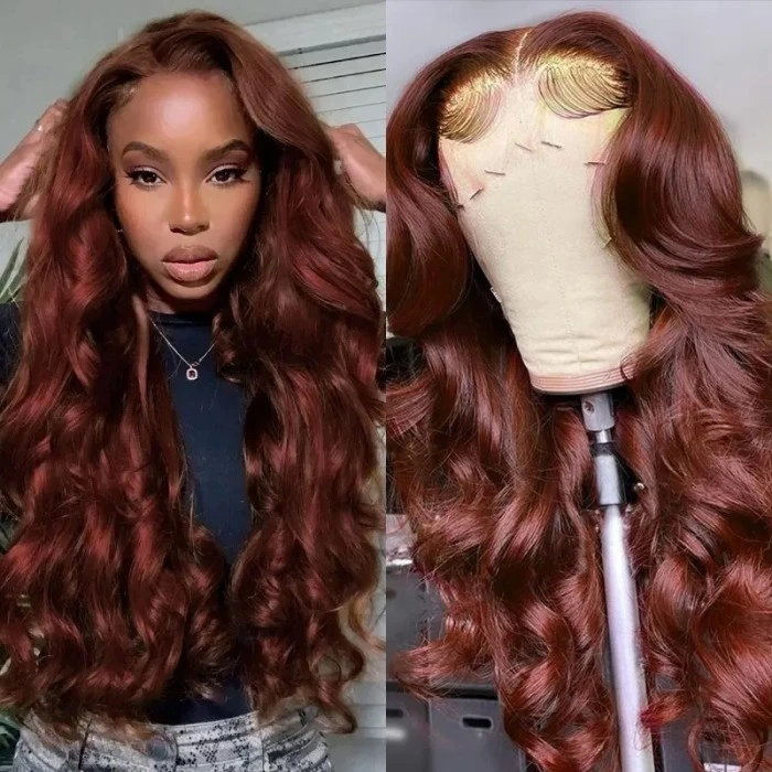Highlighted Wig Natural Body Wave Human Hairlace Frontal Wig