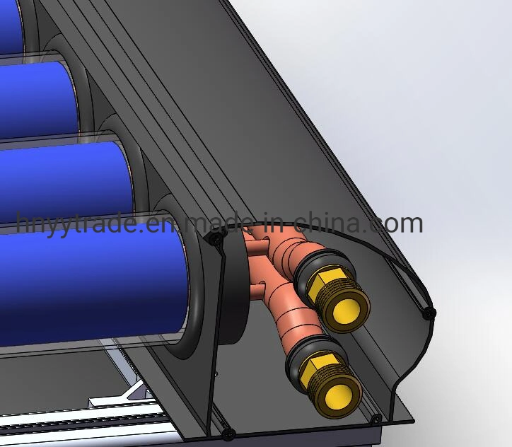 Copper Manifold Heat Pipe Solar Collector