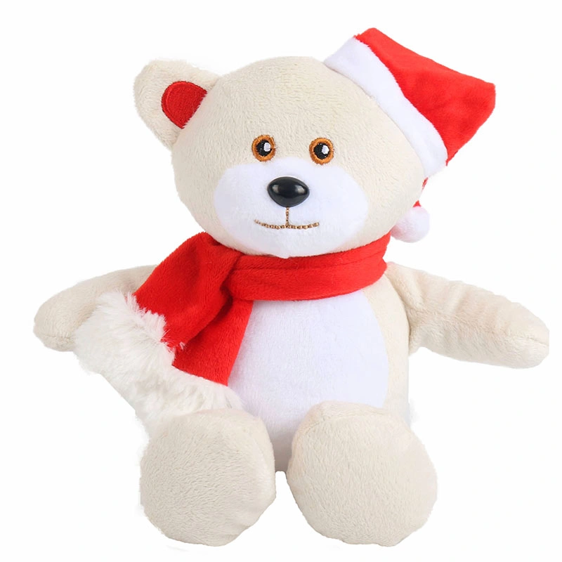 Vente en gros cadeau de Noël 20cm lovey peluche animal doux jouet Ours en peluche