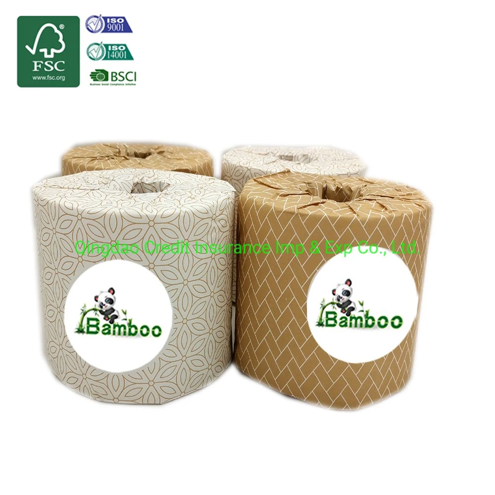 Factory Price 100% Pure Bamboo Pulp Bamboo Toilet Paper Custom Logo