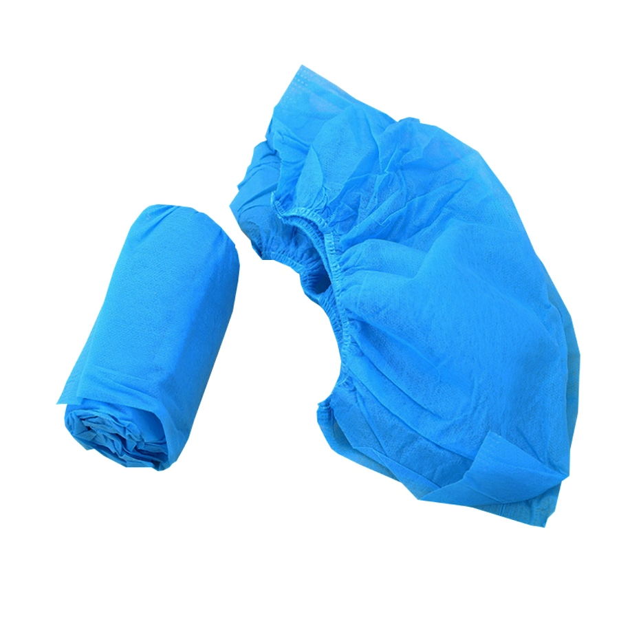 Protector desechable impermeable Anti-Slip Anti-Static Nonwoven/PP/PE/CPE cubrezapatos para Hospital/Laboratorio/Limpieza/fábrica