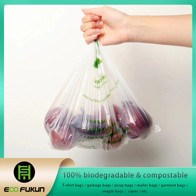 Bolsas biodegradables Veggie, muy gruesa, pequeña cocina bolsas de basura, restos de comida basura de Patio de las bolsas, certificados por TUV Ok Compost vegetal, bolsa, bolsa de productos