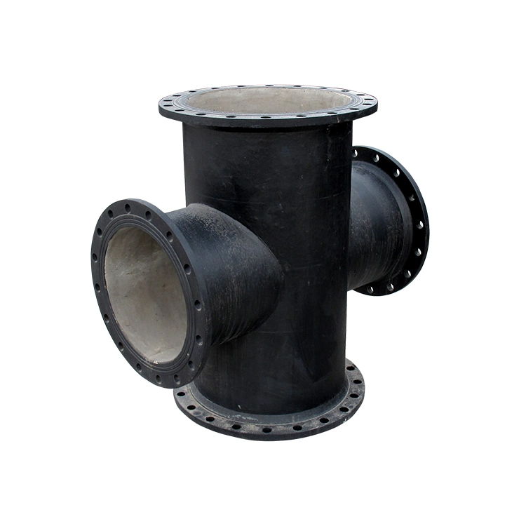 ISO2531 Black Di Ductile Cast Iron All Flanged Cross Pipe Fitting for Water Supply