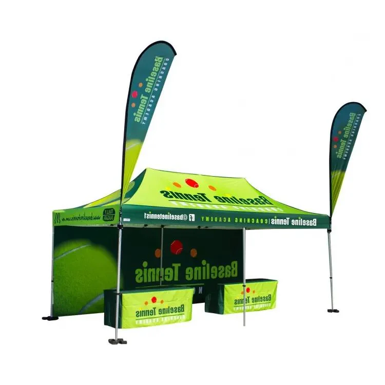 Custom Printing 600d Polyester Aluminum Frame Trade Show Tent Promotion Expo Canopy Trade Show Display Tent