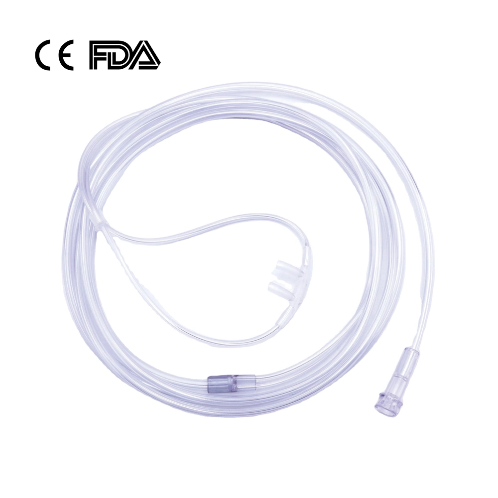 Medical Grade PVC Nasal Oxygen Cannula Disposable Medical Product for Adult/Child/Infant with CE, ISO