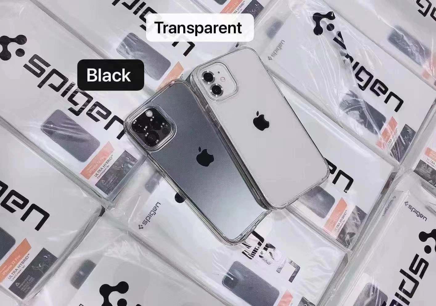 Spigen Ultra Hybrid entwickelt für iPhone 13 pro Max CAS- Crystal Clear Transparent Klarsichthülle für iPhone 13, stoßfeste Schutzhülle für das Telefon