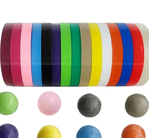 Hot Sale Macaron Color Decompression Toy Diang Ball BOPP Adhesive Special Sticky Ball Tape