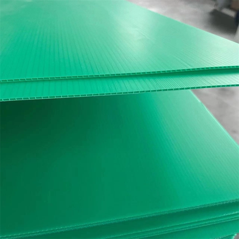 Whte Color ESD Waterproof Recycling PP Hollow Sheet Red Board Fluted Corrugated