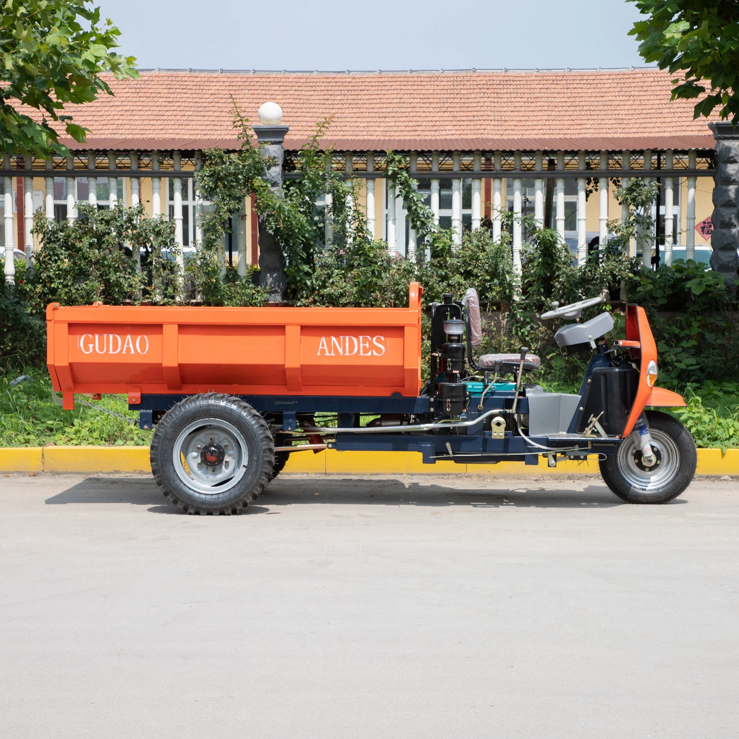 مجرفة تحميل التعدين تحت الأرض العجلة الخلفية الديزل الثلاثية العجلات، ميني غولف، Dumper Diesel 3X2