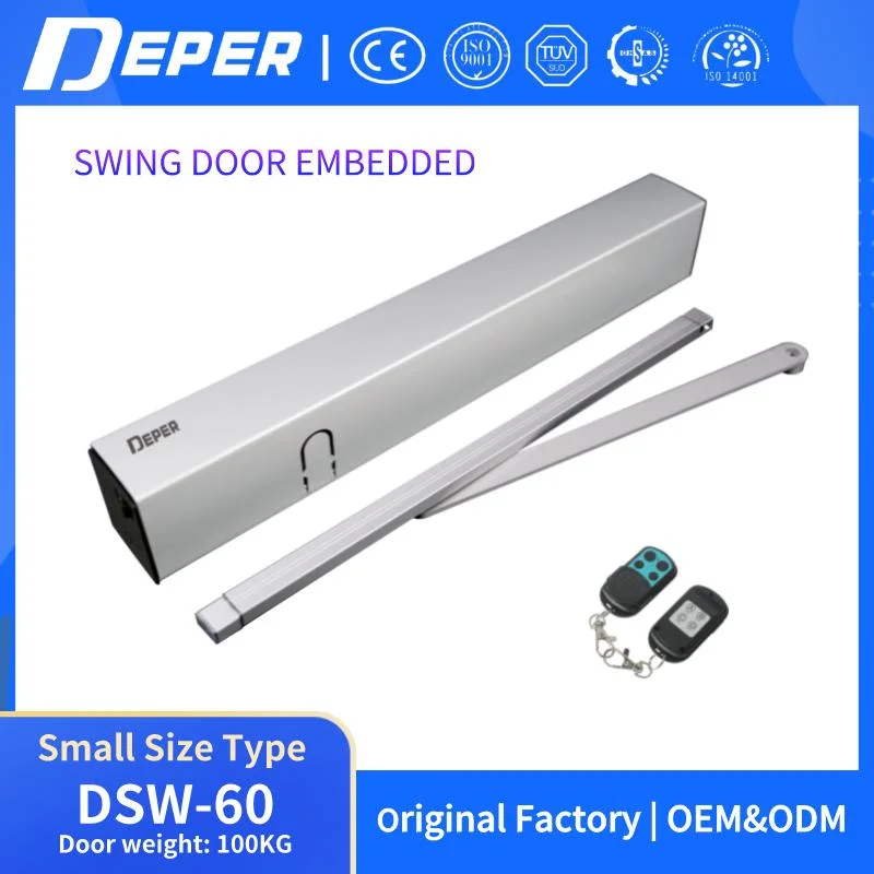 Residental Dsw-60 100kg Electric Double Automatic Swing Door System with Remote Control